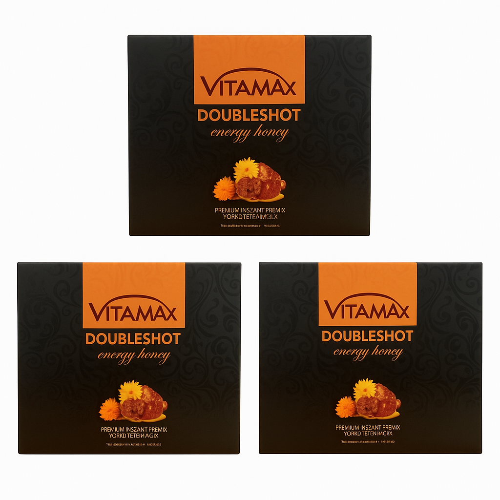 Vitamax Herbal Honey Sachet – Natural Honey Blend with Herbal Extracts (10 x 20g)