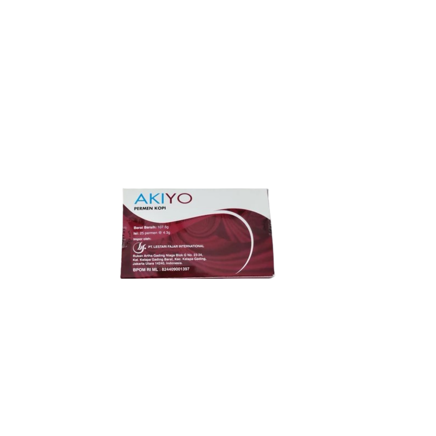 Akiyo Energy Coffee Candy for Men – Herbal Coffee & Ginseng Candy for Natural Stamina & Vitality (25 Pieces per Box