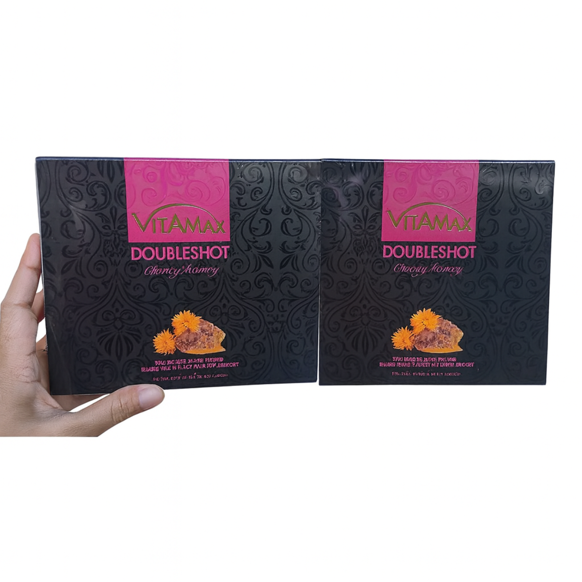 Vitamax Doubleshot Red – Herbal Honey Blend for Energy & Vitality (10 Sachets)
