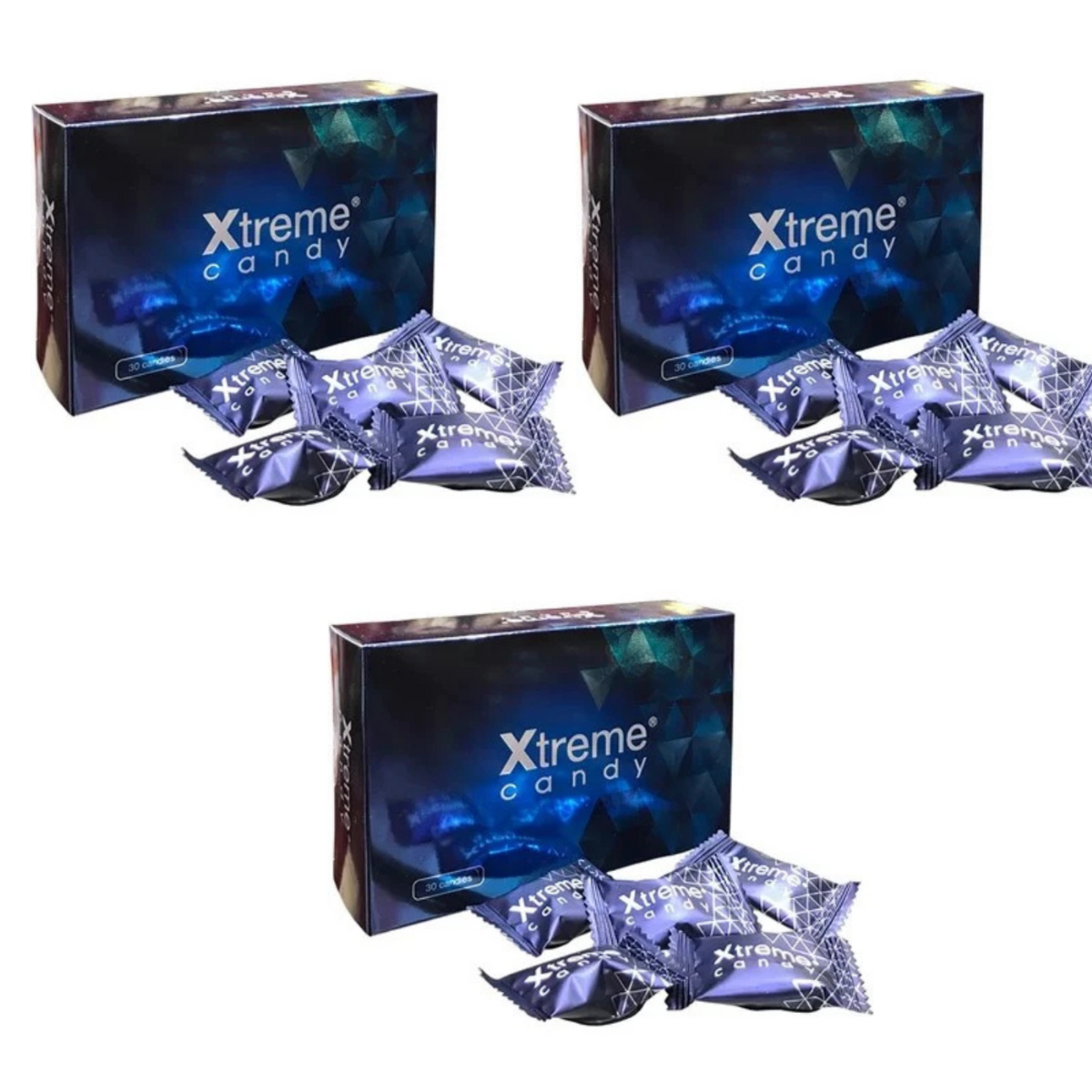 Xtreme Herbal Energy Candy – Coffee & Ginseng Candy for Men | Natural Stamina & Vitality Booster (30 Pieces