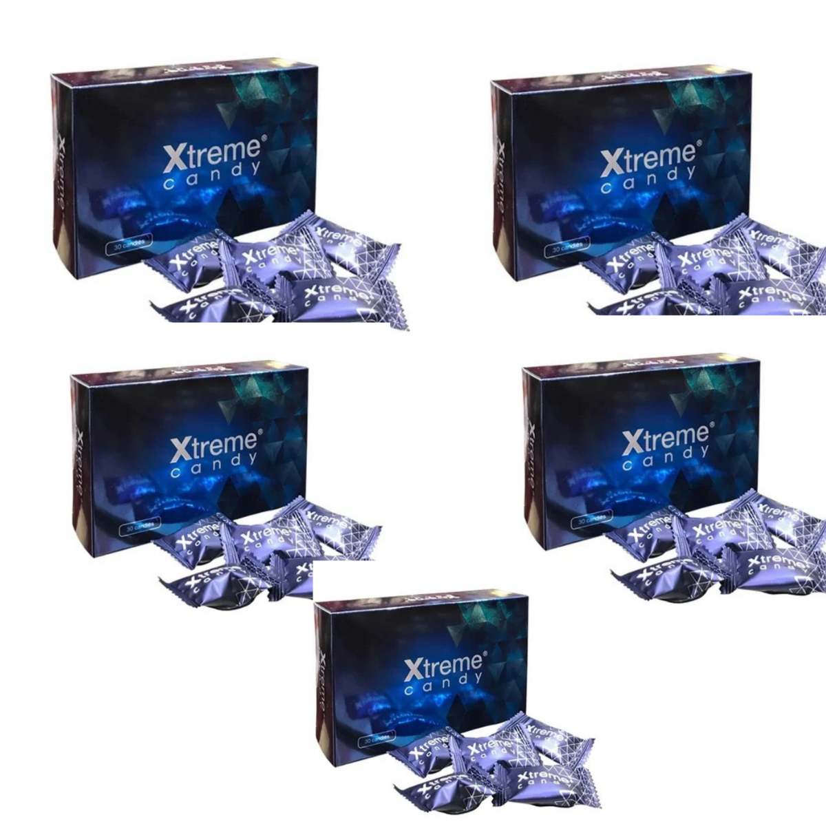 Xtreme Herbal Energy Candy – Coffee & Ginseng Candy for Men | Natural Stamina & Vitality Booster (30 Pieces