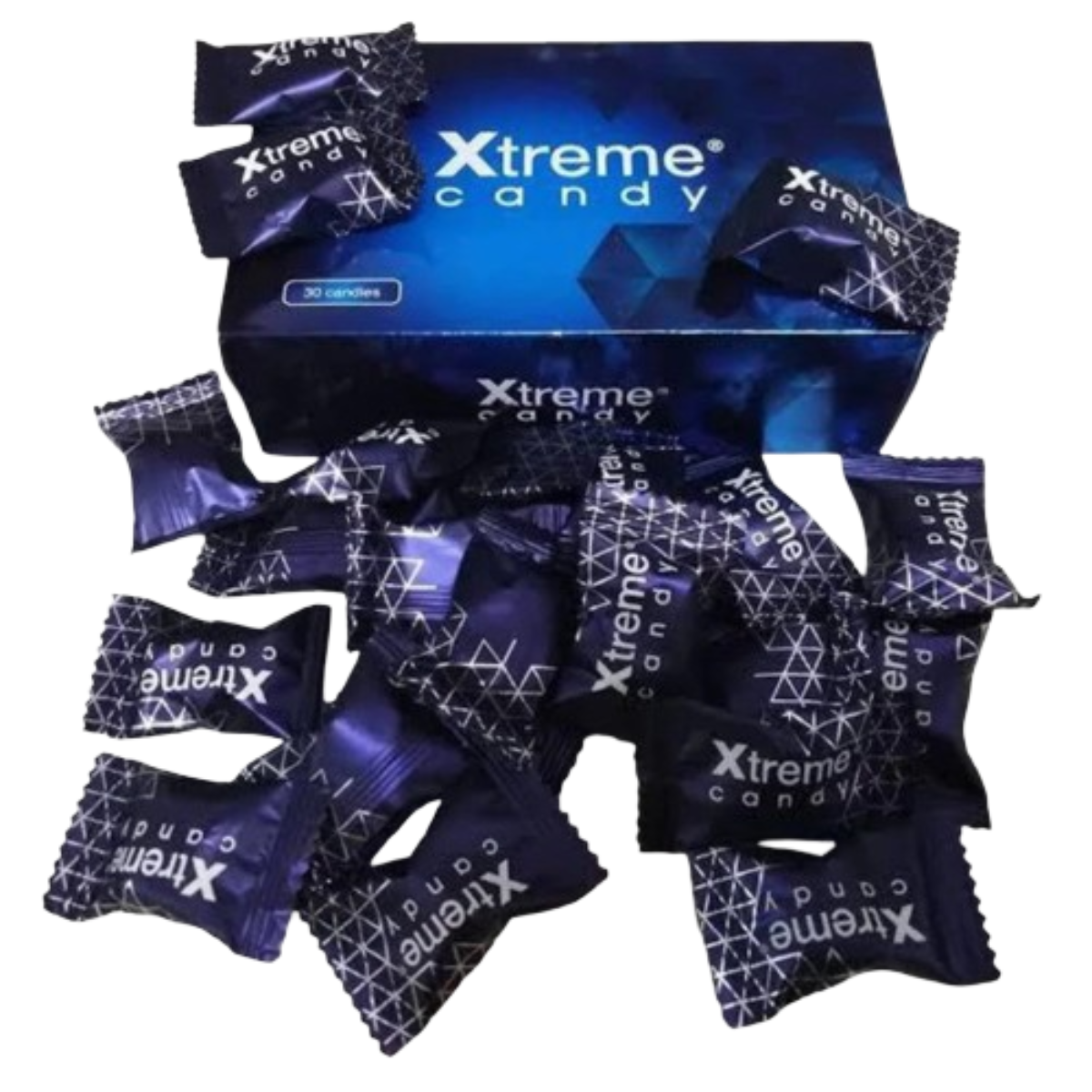 Xtreme Herbal Energy Candy – Coffee & Ginseng Candy for Men | Natural Stamina & Vitality Booster (30 Pieces