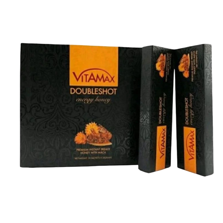 Vitamax Herbal Honey Sachet – Natural Honey Blend with Herbal Extracts (10 x 20g)