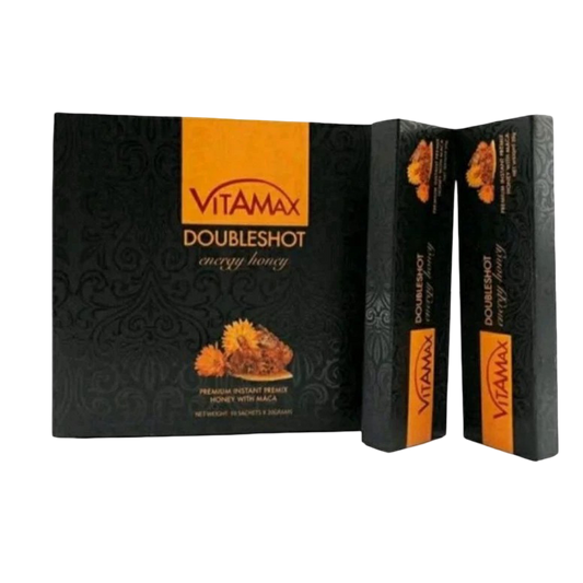 Vitamax Herbal Honey Sachet – Natural Honey Blend with Herbal Extracts (10 x 20g)