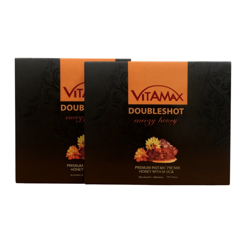 Vitamax Herbal Honey Sachet – Natural Honey Blend with Herbal Extracts (10 x 20g)
