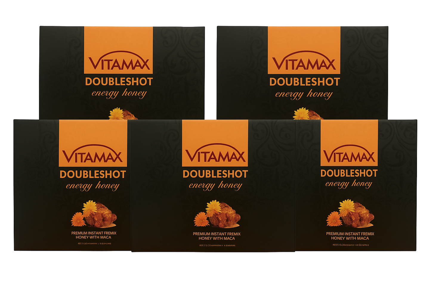 Vitamax Herbal Honey Sachet – Natural Honey Blend with Herbal Extracts (10 x 20g)