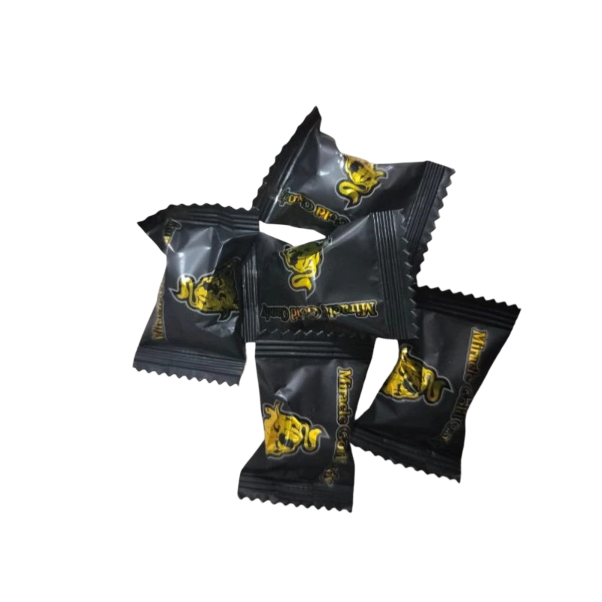 Miracle Gold Herbal Candy – Coffee & Ginseng Energy Candy for Men | Natural Herbal Stamina & Vitality Booster (30 Pieces)