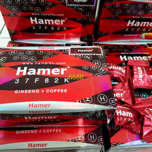 PowerCandy Coffee Ginseng Candy – Herbal Hard Candy with Bold Coffee Flavor (30 Individually Wrapped Pieces)